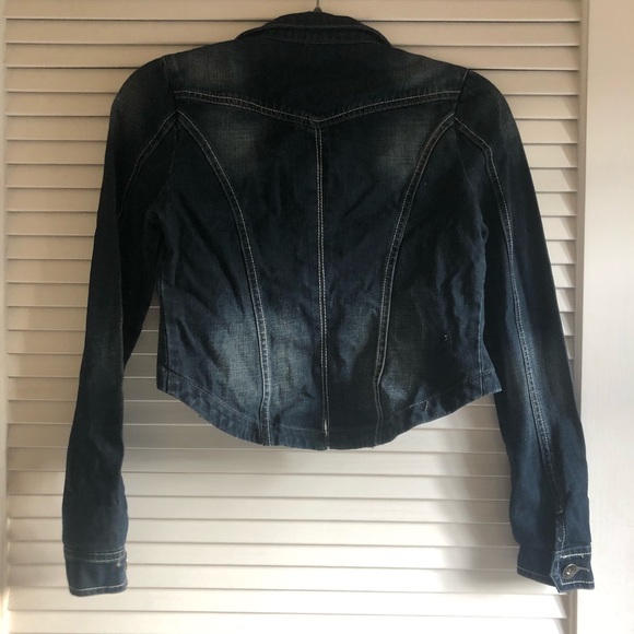 LF Millau Denim Cropped Blazer - Picture 6 of 6